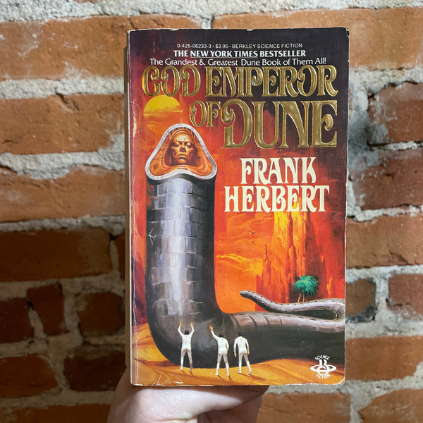 God Emperor of Dune - Frank Herbert 1987 Ace Books vintage PB