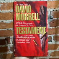 Testament - David Morrell - 1993 Warner Books Paperback - Don Banks Cover