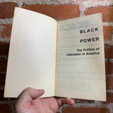 Black Power: The Politics of Liberation in America - Stokely Carmichael & Charles V. Hamilton - 1967 Vintage Books Paperback