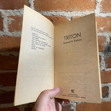 Triton - Samuel R. Delany - 1983 Bantam Paperback Edition - Mitchell Hooks Cover