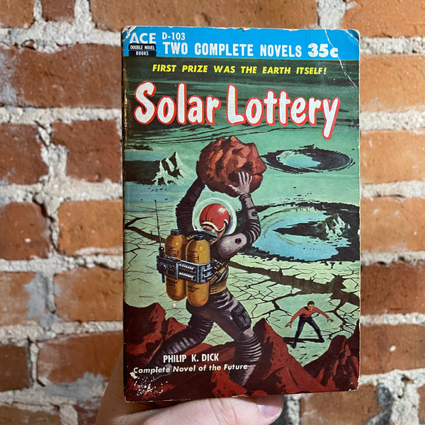 Solar Lottery - Philip K. Dick / The Big Jump - Leigh Brackett - 1956 D103 Ace Double Paperback