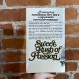 Sweet Rush of Passion - Lynn Lowery - 1978 Bantam Books Paperback