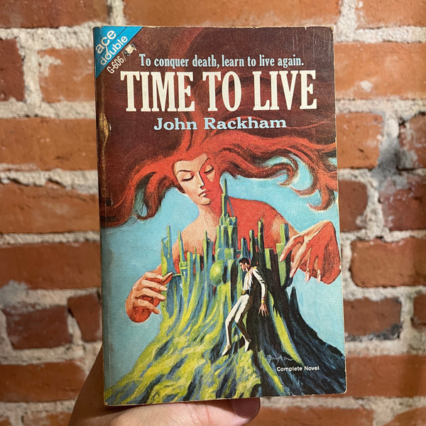 The Man Without A Planet - Lin Carter / Time To Live - John Rackham - 1966 Ace Double Paperback