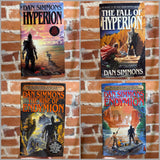 Hyperion Cantos - Dan Simmons - Bantam Books Paperback 4 Book Set