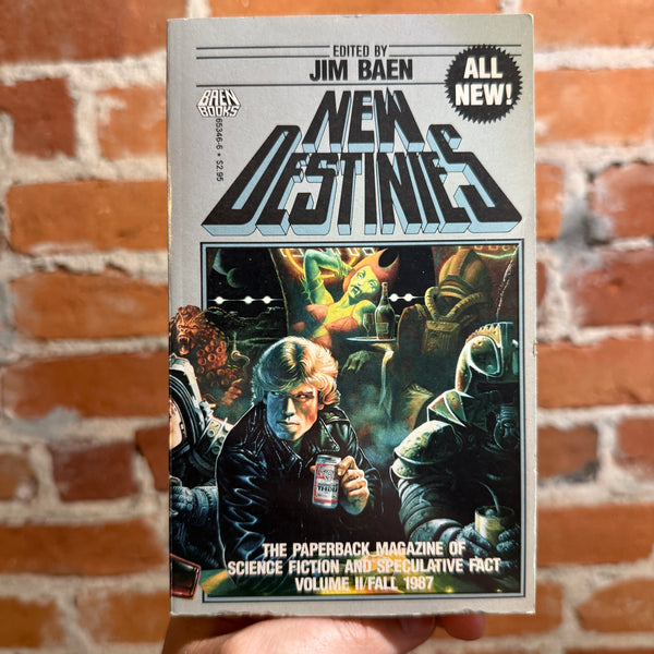 New Destinies: Vol. 2 - Jim Baen - 1987 Baen Books Paperback - Gary Ruddell Cover
