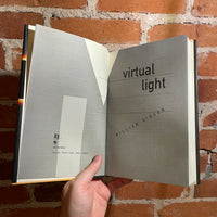 Virtual Light - William Gibson - 1993 Bantam Books Hardback - Don Brautigam Cover