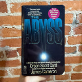 The Abyss - Orson Scott Card - 1989 Pocket Books Paperback - Movie Tie-In Cover