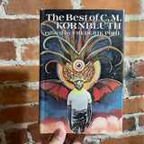 The Best of C.M. Kornbluth - Edited by Frederik Pohl 1976 Hardback - Gary Viskupic Cover