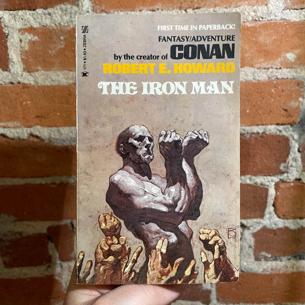 The Iron Man - Robert E. Howard - 1976 2nd Zebra Books Paperbacks - Jeff Jones Cover