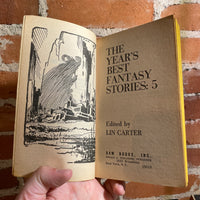 The Year’s Best Fantasy Stories: 5 - Edited by Lin Carter 1980 Daw Books -