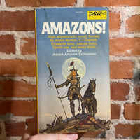 Amazons! - Edited by Jessica Amanda Salmonson - 1979 Daw Books Paperback #364 - Michael Whelan Cover