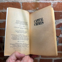 Capital Crimes - Lawrence Sanders - 1990 Berkley Books Paperback - Don Brautigam Cover