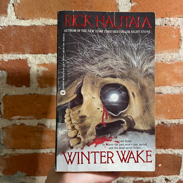 Winter Wake - Rick Hautala - 1989 Warner Books Paperback - Richard Newton Cover