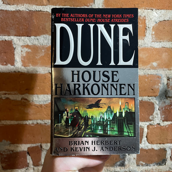 Dune: House Harkonnen - Brian Herbert & Kevin J. Anderson - 2000 Foil Embossed Bantam Books Paperback Stephen Youll Cover