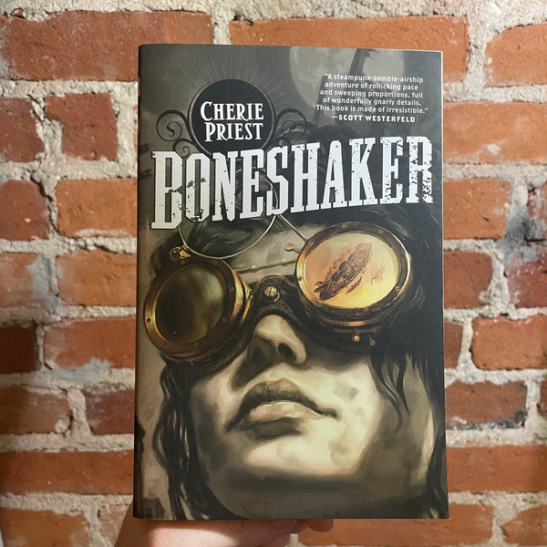 Boneshaker - Cherie Priest - 2009 Tor Trade Paperback - Jon Foster Cover