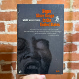 Negro Slave Songs in the United States - Miles Mark Fisher - 1963 The Citadel Press Trade Paperback