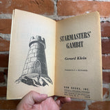 Starmasters’ Gambit - Gerard Klein - 1973 Daw Books Paperback #68 - Frank Kelly Freas Cover