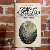 A Guide to Middle Earth - Robert Foster - 1976 Ballantine Books Paperback - Tim Kirk Cover