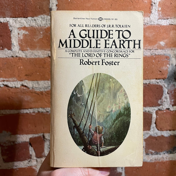 A Guide to Middle Earth - Robert Foster - 1976 Ballantine Books Paperback - Tim Kirk Cover