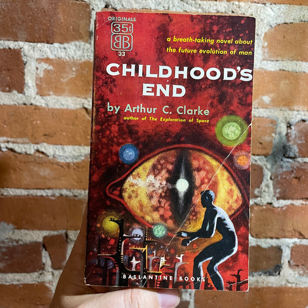 Childhood’s End - Arthur C. Clarke - 1953 Ballantine Books Paperback - Richard Powers Cover