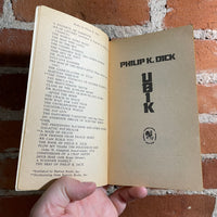 Ubik - Philip K. Dick - 1977 Bantam Books Paperback - Gene Szafran Cover