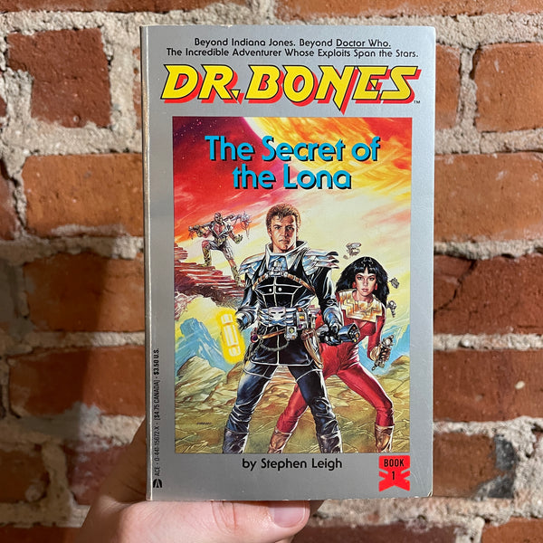 Dr. Bones: The Secret of Lona - Stephen Leigh - 1988 Ace Books Paperback - David Dorman Cover