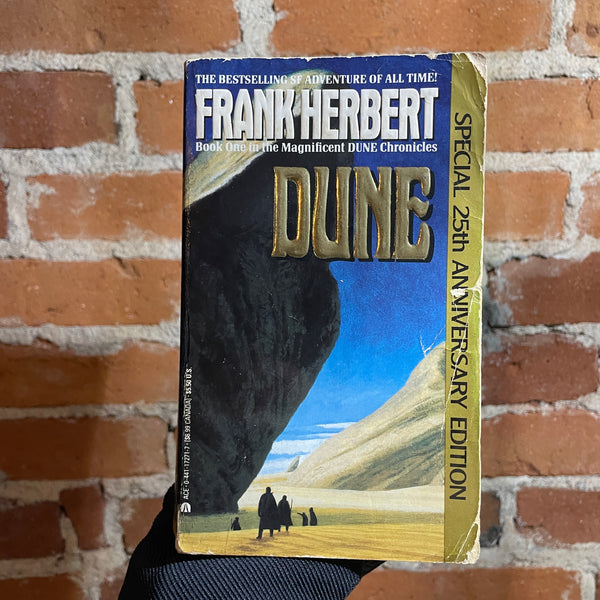 Dune - Frank Herbert - 1990 25th Anniversary Ace Books Paperback Edition - John Schoenherr Cover