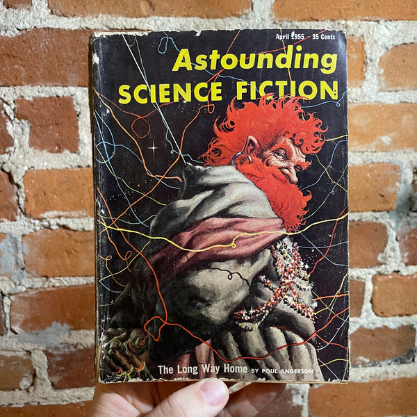 The Long Way Home - Poul Anderson - Astounding Science Fiction April 1955 - Frank Kelly Freas Cover