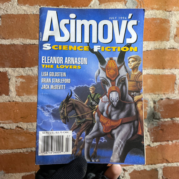 The Lovers - Eleanor Arnason - Asimov’s Science Fiction Magazine July 1994 - Jim Burns Cover