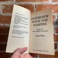 Interview with the Vampire - Anne Rice - The Vampire Chronicles #1 - 1977 63rd Ballantine Books Paperback