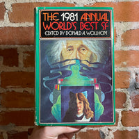 The 1981 Annual World’s Best SF - Edited by Donald A. Wollheim BCE Hardback - John Gambert Cover