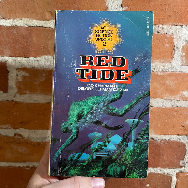 Red Tide - D.D. Chapman & Deloris Lehman Tarzan - 1975 Ace Books Paperback - Dean Ellis Cover