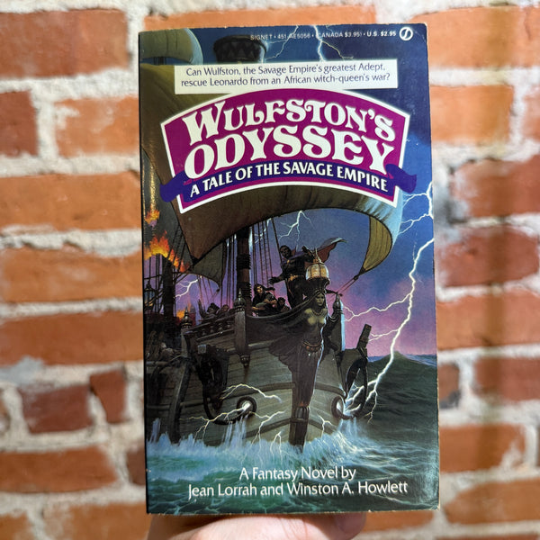Wulfston’s Odyssey: A Tale of the Savage Empire - Jean Lorrah & Winston A. Howlett - 1987 New England Library Paperback