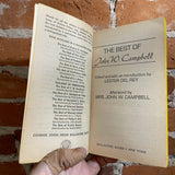 The Best of John W. Campbell - Edited by Lester Del Rey - 1976 Ballantine Books Paperback - H.R. Van Dongen Cover