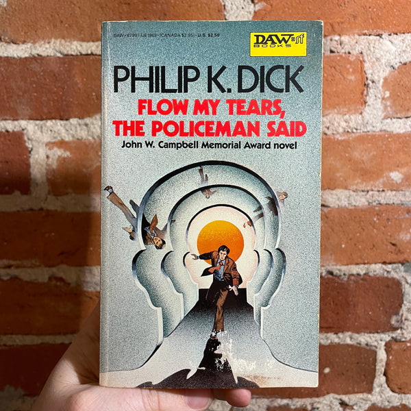 Flow My Tears, The Policeman Said - Philip K. Dick - 1981 Daw Books Paperback - Oliviero Berni Cover