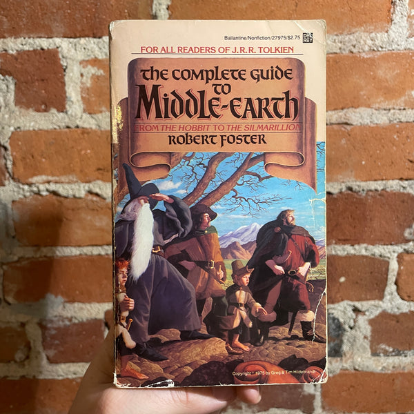 The Complete Guide to Middle-Earth - Robert Foster - 1979 1st Ballantine Books Paperback