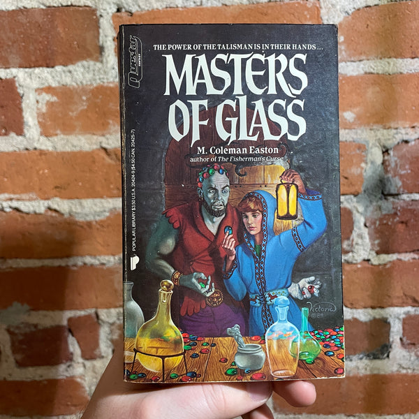 Master of Glass - M. Coleman Easton - 1987 Questar Books Paperback - Victoria Poyser Cover