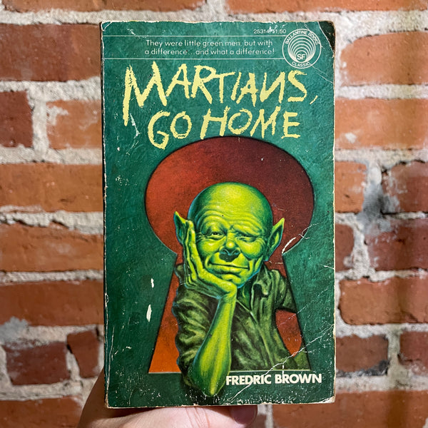 Martians, Go Home - Fredric Brown - 1976 1st Ballantine Paperback - Frank Kelly Freas Cover