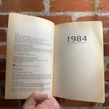 1984 - George Orwell - 1983 Plume Trade Paperback - Melissa Jacoby Cover