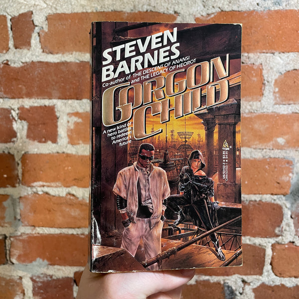Gorgon Child - Steven Barnes - 1989 Tor Books Paperback - Luis Royo Cover