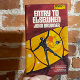 Entry to Elsewhen - John Brunner - 1972 1st Daw Books Paperback - Jack Gaughan Cover #26