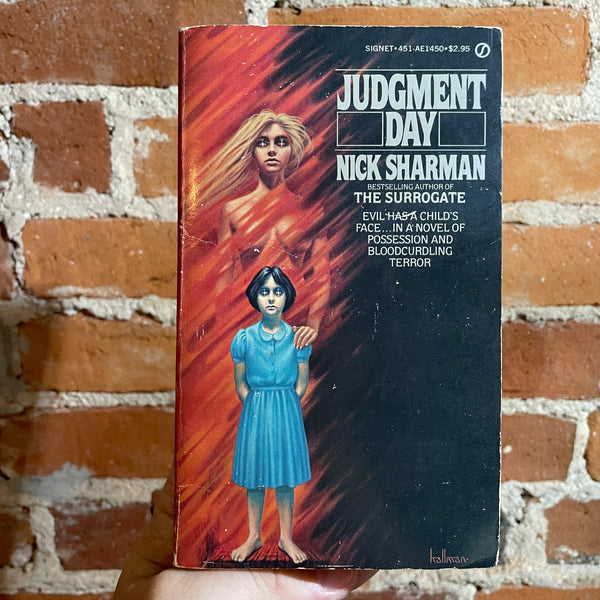 Judgement Day - Nick Sharman - 1982 1st Signet Books Paperback - Tom Hallman Cover