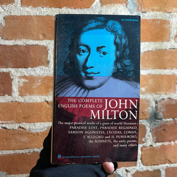 The Complete English Poems of John Milton - 1964 1st Washington Square Press Paperback