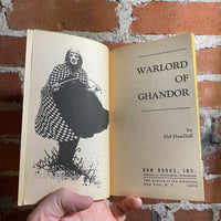 Warlord of Ghandor - Del Dowdell - 1977 Daw Books Paperback - Don Maitz Cover
