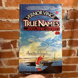 True Names… and Other Dangers - Vernor Vinge - 1987 Baen Books Paperback - Gary Ruddell Cover