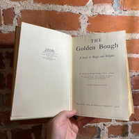 The Golden Bough: A Study in Magic and Religion - Vol 1 Abridged Edition - Sir James George Frazer - 1958 6th Macmillan Company Hardback