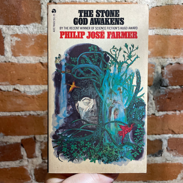 The Stone God Awakens - Philip Jose Farmer - 1973 Ace Books Paperback - J.H. Breslow Cover