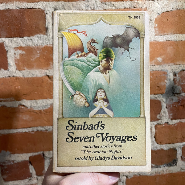 Sinbad’s Seven Voyages and Other Stories from The Arabian Nights - Retold by Gladys Davidson - 1974 Scholastic Books Paperback