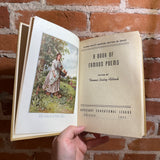 A Book of Famous Poems - Thomas Bailey Aldrich - 1938 4th Ed. Young Folks’ Library Hardback