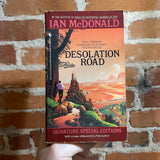 Desolation Road - Ian McDonald - 1991 Bantam Books Paperback - Mark Harrison Cover